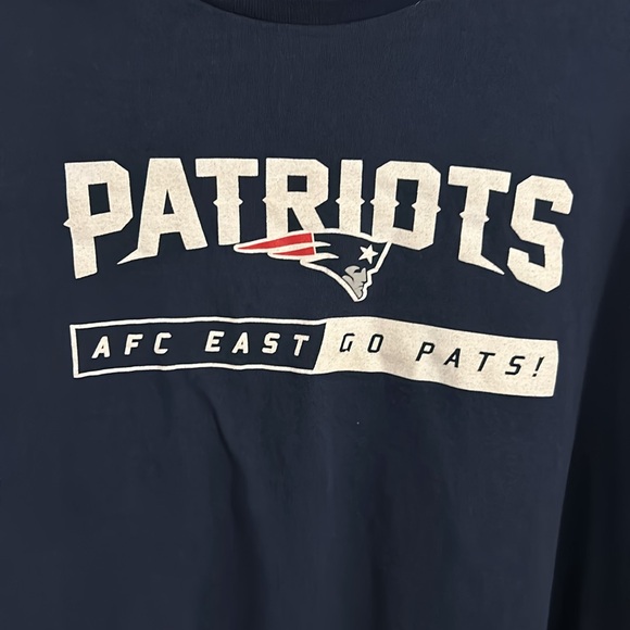 New England Patriots AFC East NFL Team Apparel Navy Blue Long Sleeve Shirt sz XL - Picture 2 of 6